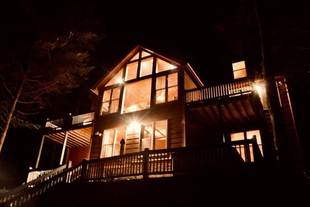 Private Creekside Cabin+Hot Tub,Pool Table, & Pets Ellijay Dış mekan fotoğraf